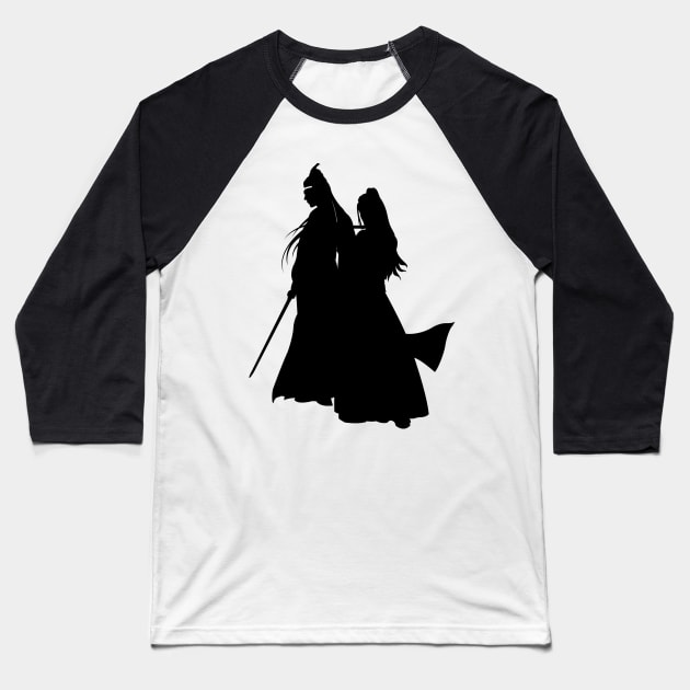 The Untamed: Wei Wuxian & Lan Wangji Baseball T-Shirt by firlachiel